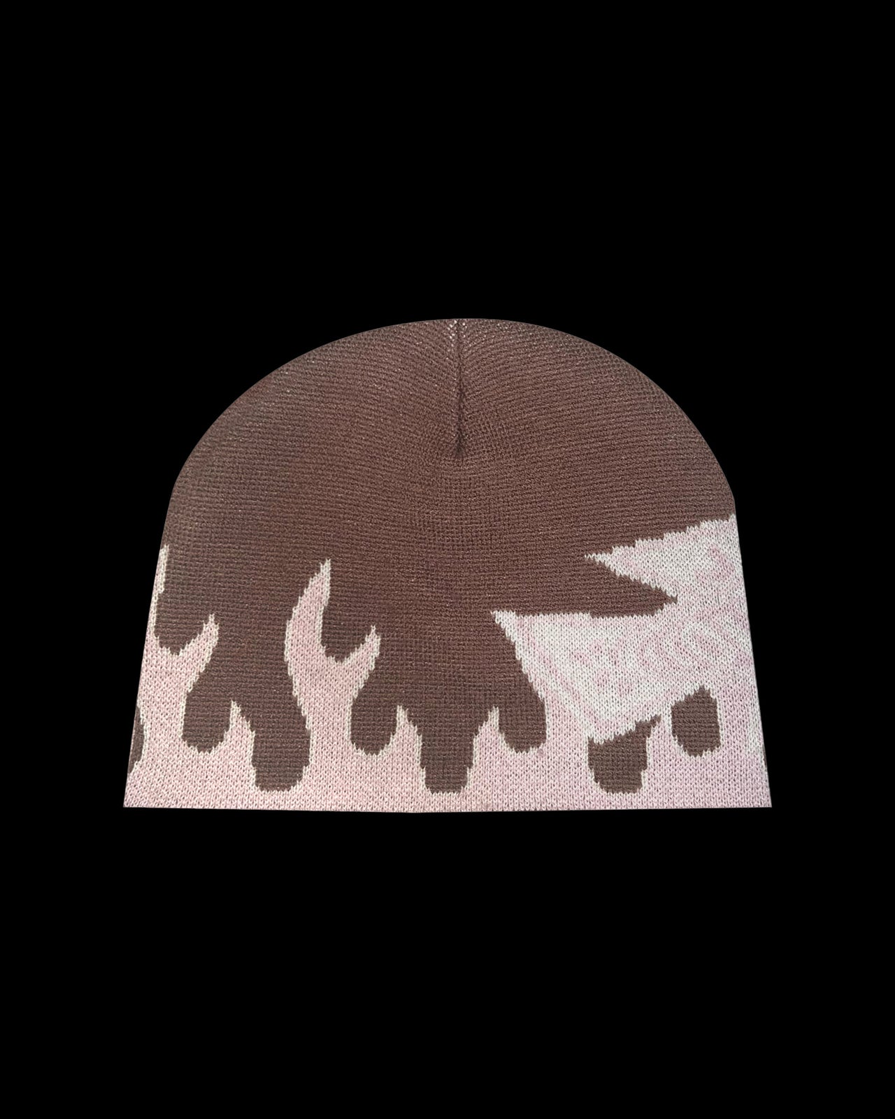 Moto Punk Beanie Brown