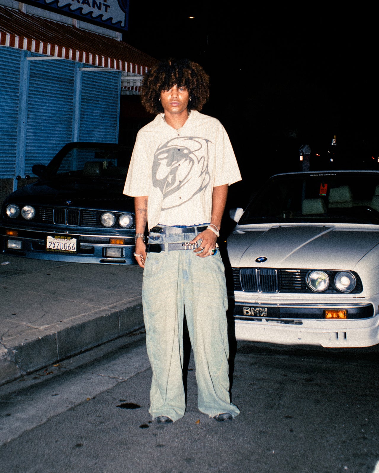 Racers Button Up Tan