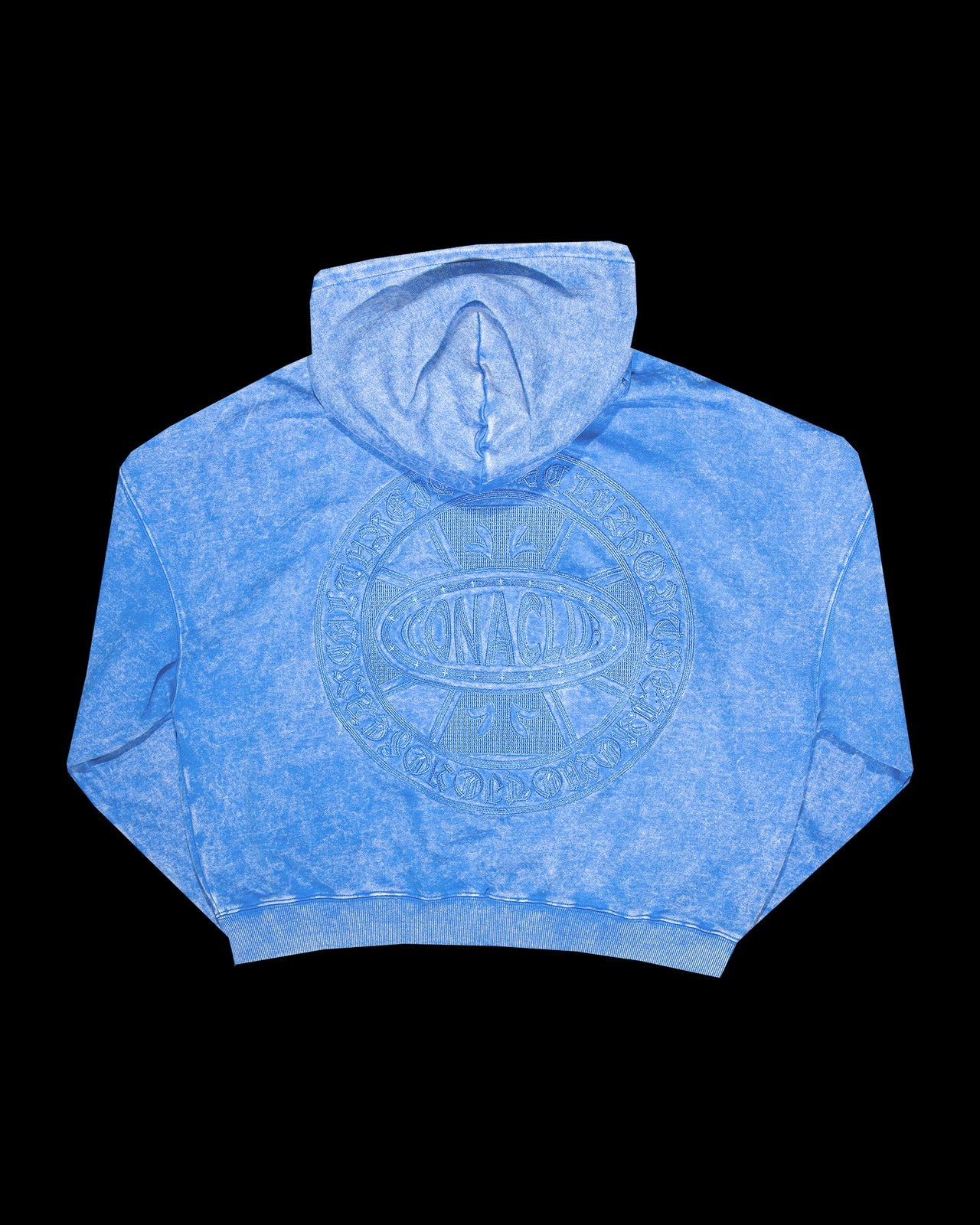 Blue Faded Logo Zip Up