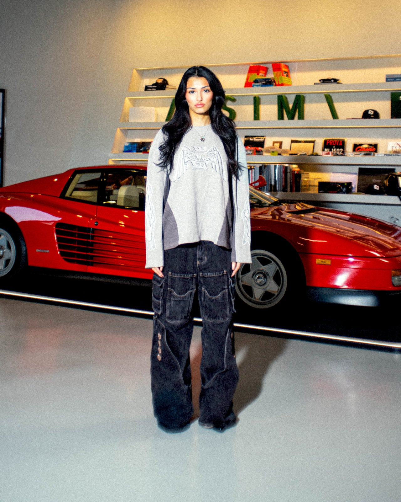 SPA Waffle Knit Gray