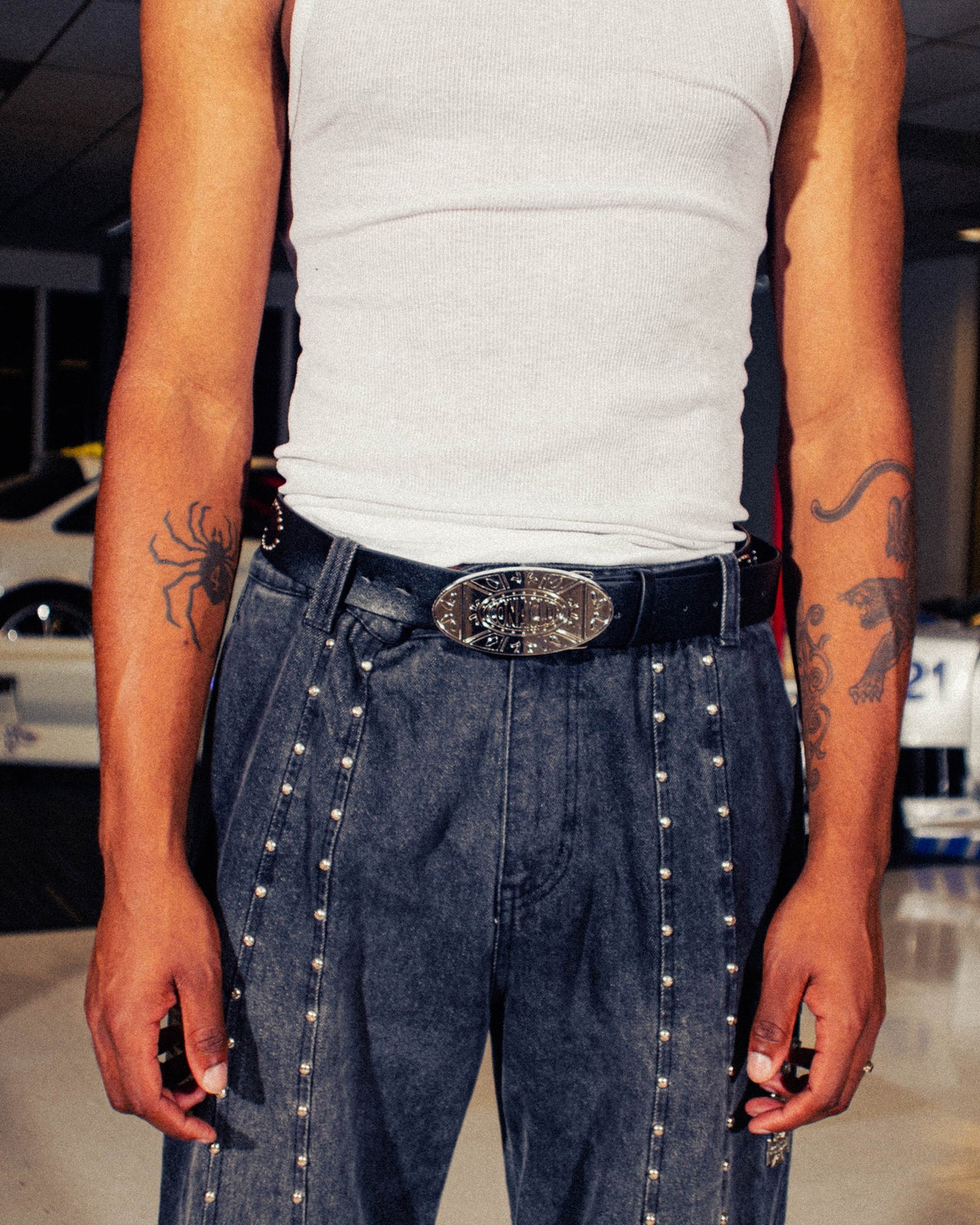 Iconaclub Studded Belt