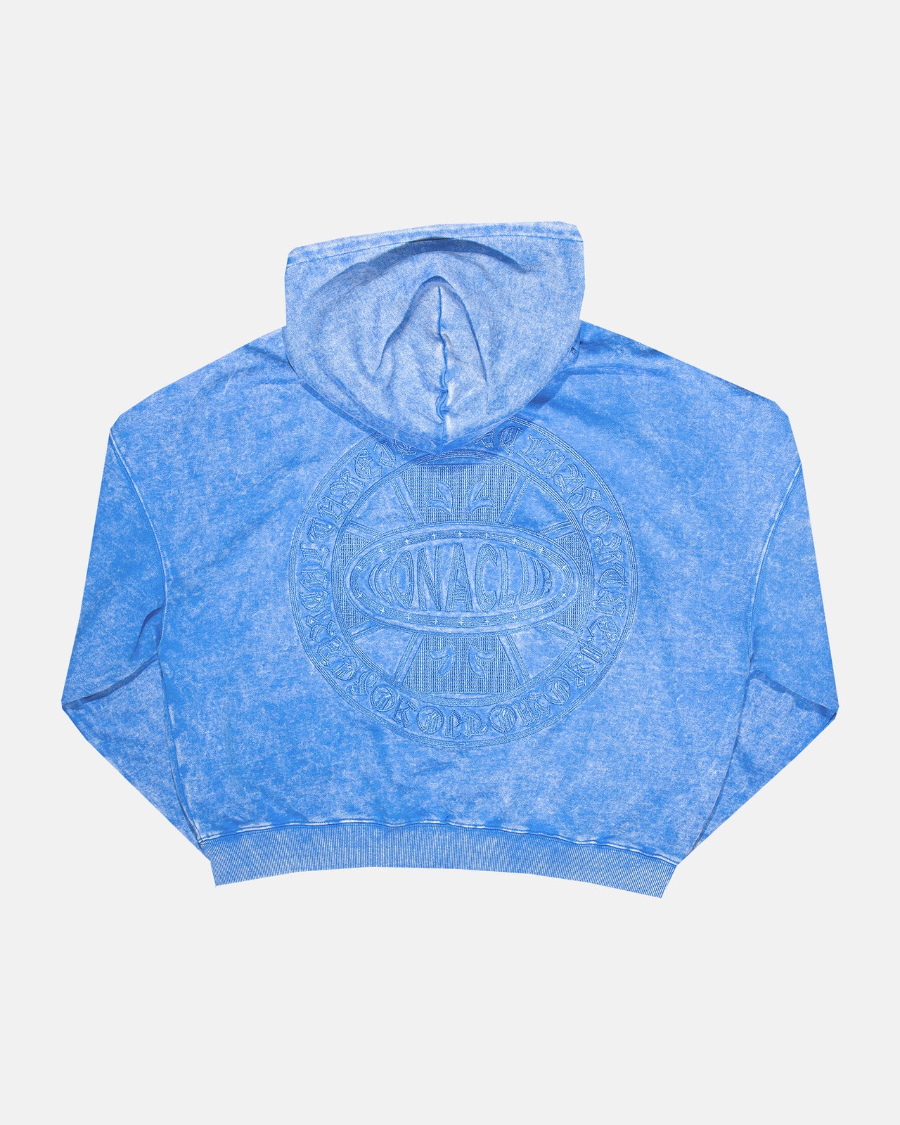 Blue Faded Logo Zip Up